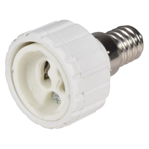 Image of Lyyt | Lamp Socket Converter | E14 to GU10 Fitting | Edison to Halogen GU10 Adapter | Light Bulb Socket Converter | Lamp Bulb Adapter for LED, Halogen, CFL | UK Standard