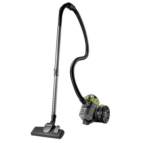 Image of Daewoo Tornado Cyclonic 700W Cylinder Vacuum Cleaner, Powerful Lightweight Bagless Hoover with HEPA Filtration, Telescopic Tube, Multi-Floor Tool & 2L Capacity, For Carpets, Hard Floors & Upholstery