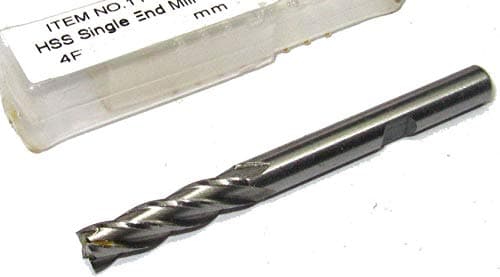 Image of RDGTOOLS 4mm Long Series End Mill (4 Flute)