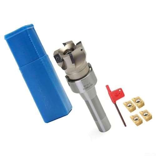 Image of Vootnifig R8 FMB22 Arbor 400R 50MM End Mill Shell Face With 4 APMT1604 Carbide Inserts For CNC Milling Machine