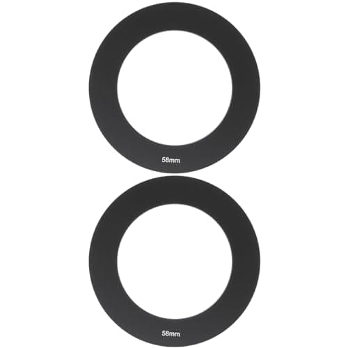 Image of LT Easiyl 2Pcs Filter Holder Adapter Ring 58mm Compatible with Cokin P Series, Black