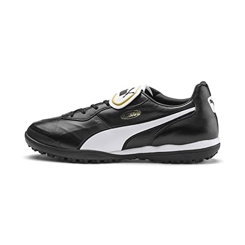 Image of PUMA Unisex King Top Tt Football boots, Puma Black Puma White, 12 UK