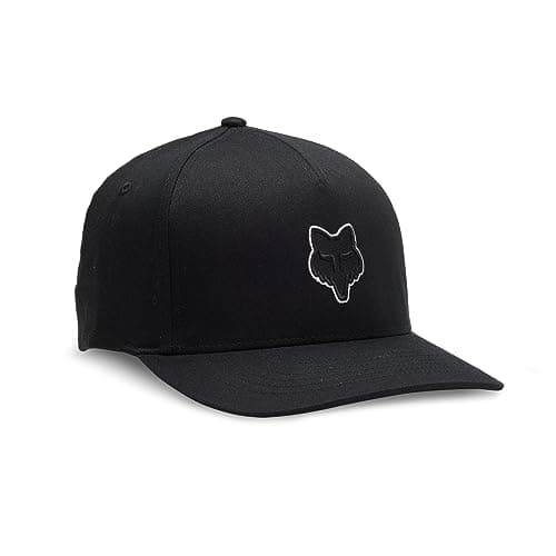 Image of Fox Racing Fox Head Flexfit Hat, Windbreaker, Men's, Black, L-XL