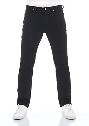Image of Lee Men's BROOKLYN STRAIGHT Jeans, CLEAN BLACK, 36W / 32L