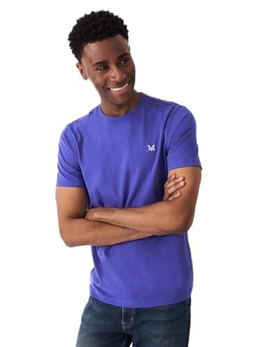 Image of Crew Clothing Mens Classic Crew Neck T-Shirt (Heritage Marine) L