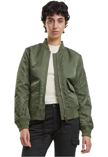 Image of Brandit Women Sherpa Bomber Jacket Olive XL, olive, XL