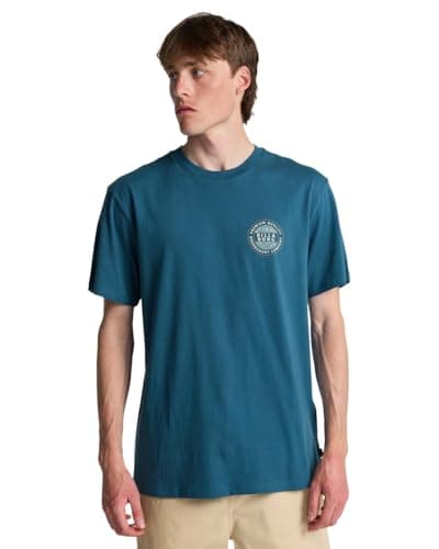 Image of Billabong Short-Sleeved T-Shirt Rotor SS Mens Blue
