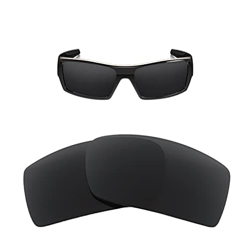 Image of HiCycle2 Sunglasses Lenses Replacement for Oakley Gascan OO9014 60MM Sunglasses with Lens Cloth(black)