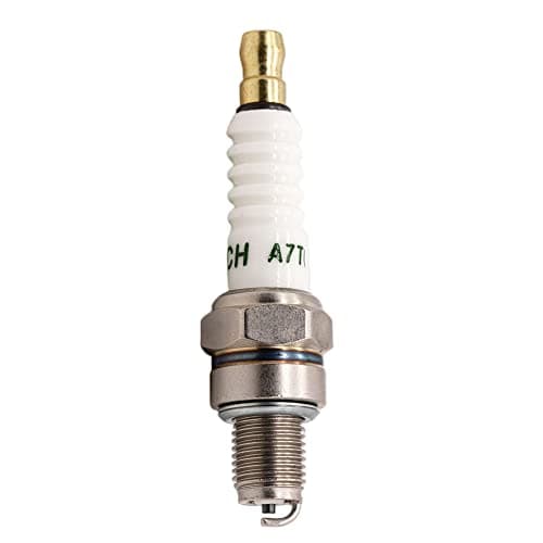 Image of Torch A7TC Spark Plug, Motorcycle, 1 Pack, Alumina Core, 10mm x 1mm Thread, 16mm Hex, 7 Heat Range, Replacement for 4549/CR7HSA 4629/C7HSA Z8YC Z9Y Z8 5383/IUF22 U22FS-U U22FSR-U