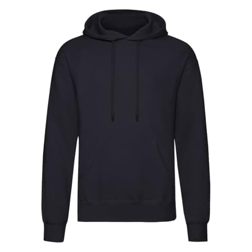 Image of Urban Road Unisex Heavy Blend Plain Hoody Men & Women Sweatshirt Casual Pullover Ladies Hoodie Navy