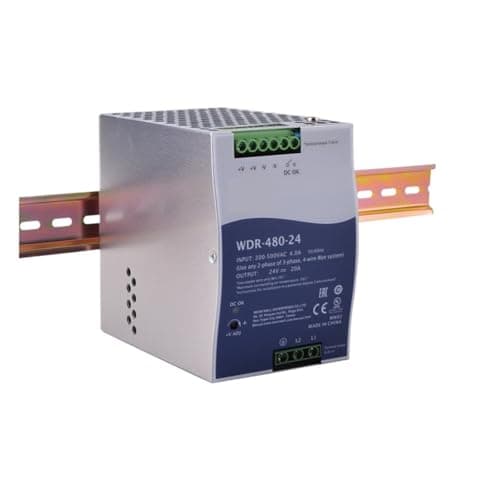 Image of LEOTNNDQ 480W Single Output Power Supply WDR-480-24 | 24V WDR-480-48 | 48V(WDR-480-48)