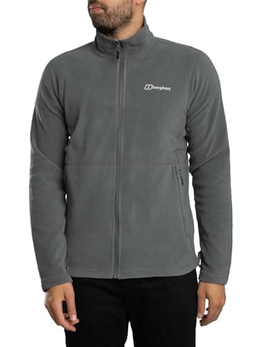 Image of Berghaus Men's Prism Micro Polartec Fleece Full Zip Jacket Fleece Full Zip, Grey, L