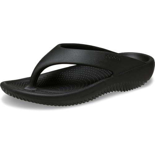 Image of Crocs Women Flip,Mellow Recovery Womens Flip,Black,8 UK Women
