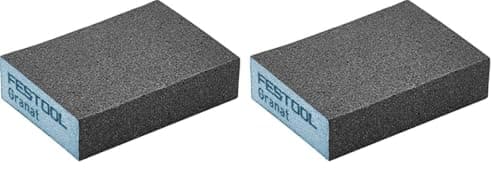 Image of Festool 201080 36 Grit Abrasive Sanding Blocks 6-Piece (Pack of 2)
