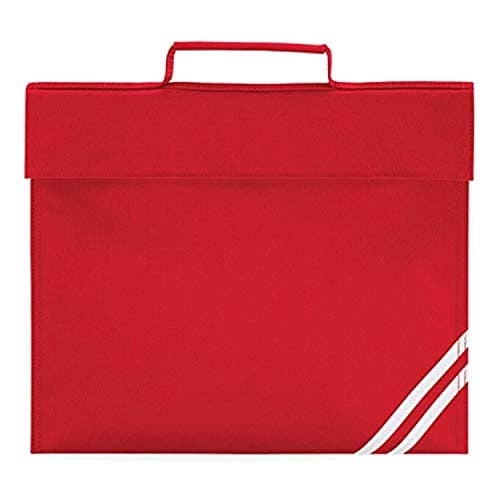 Image of QUADRA Classic Book Bag School Bag - 8 Colours (Classic RED)