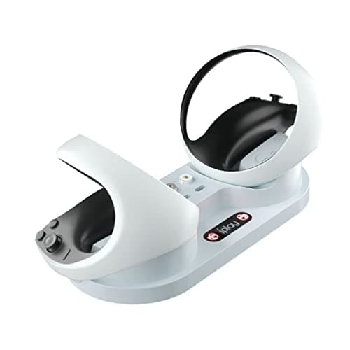 Image of VR2 Dual Controller Charger, Stand for PS5 VR2 Charging Station with LED Indicator, Tpye C Charger for PSVR2 Handle Charging Dock VR Accessories