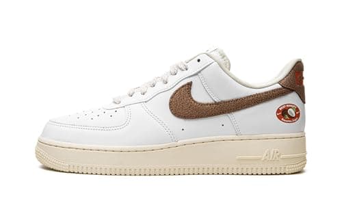 Image of NIKE - Air Force 1 07 LX White Archaed Brown - DJ9943101 - Color: White - Size: 39 EU