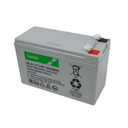 Image of Lucas Battery 12v 7.0Ah Battery Fits Flymo CT250X Strimmer