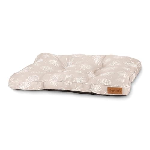 Image of Scruffs Botanical Dog Mattress - Toupe Leaf