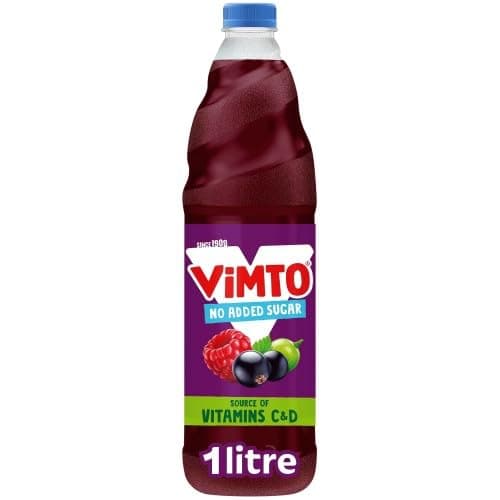 Image of Vimto Drink Collection any Occasion 2026 (Vimto No Added Sugar Mixed Fruit Squash 1 Litre)