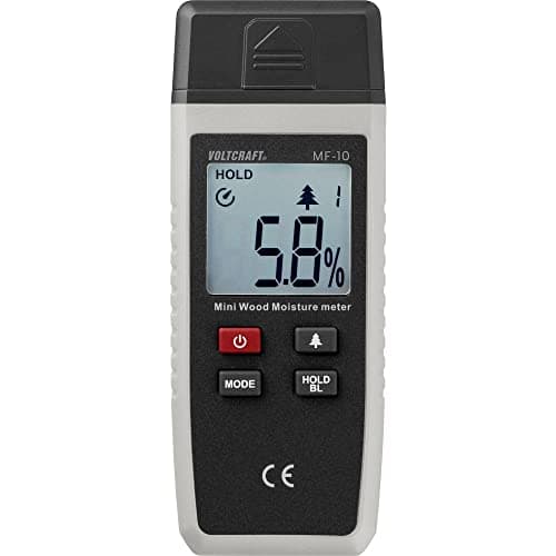 Image of VOLTCRAFT MF-10 Material Moisture Meter Measuring Range Wood Moisture (Range) 2 to 40%