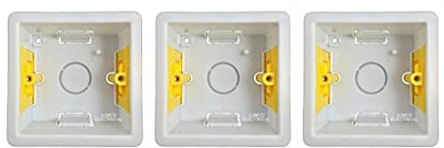 Image of Appleby SB632 Deep Dry Lining"Fast Fix" Boxes Single 1 Gang 47mm Deep (Pack of 3)