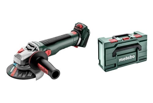 Image of Metabo WVB 18 LT BL 11-125 Quick (613057840) Cordless Angle Grinder in metaBOX 165 L case Without Battery Pack, Without Charger