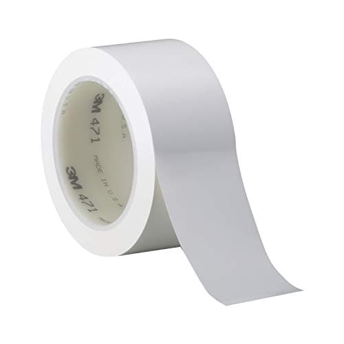 Image of 3M 471 Vinyl Tape, 50 mm x 33 m, White, Pack of 1