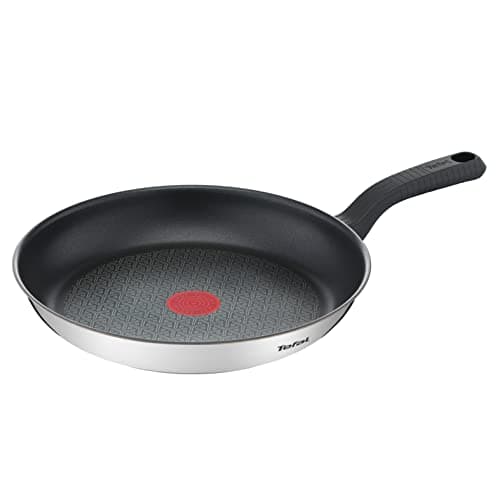 Image of Tefal Comfort Max Stainless Steel Non-Stick Pancake Frying Pan 30cm, Thermo-Spot Heat Indicator, Induction Compatible Base, Comfortable Grip Handle, G7260744