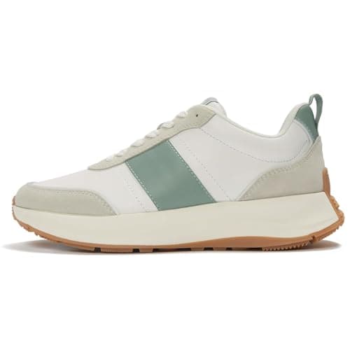 Image of F-Mode Flow Leather/Suede Flatform Sneakers