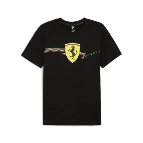 Image of PUMA Men's Scuderia Ferrari Race Shield T-Shirt, Puma Black, Large