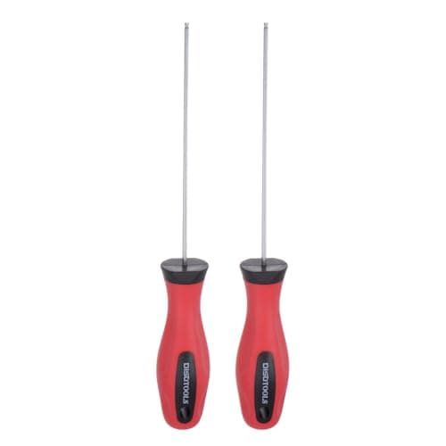 Image of sourcing map 2pcs Ball Head Hex Screwdriver 2.5mm x 110mm Magnetic Ball End Hexagonal Precision Screw Driver Hex Design Wrench