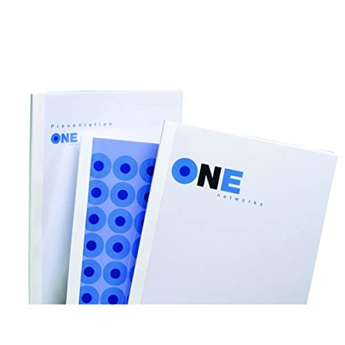 Image of Kensington Standard Thermal Binding Covers 35mm White (50) - binding covers (White)