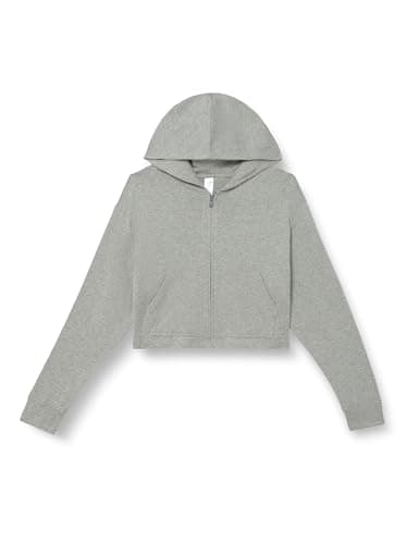Image of Calvin Klein Women's Zipped Hoodie, Grey (Grey Heather), XS