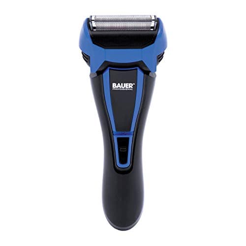 Image of Bauer 39169 Rechargeable Wet & Dry Shaver | Pressure Sensitive Floating Heads | Pop-Up Precision Trimmer | Waterproof Mens Shavers