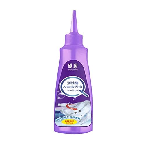 Image of Clothes Stubborn Stain Cleaner Powerful Fabric Stain Laundry Size 120ml Oily Do Cleaner Remover Detergent O7m2 Large