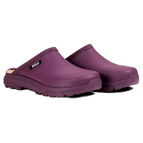Image of Aigle Women's Corlay Clog, Wine, 5 UK
