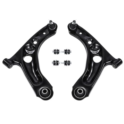 Image of ISINEVER Control Arms Kit Front Lower Suspension Wishbone Compatible with Peugeot 107 2005-2015, Track Control Arm Kit, Replacement Part Number FCA6669, FCA6670, 509110