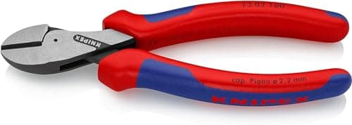 Image of KNIPEX X-Cut Compact Diagonal Cutter High Lever Transmission with Multi-Component Handles 160 mm, 73 02 160
