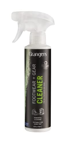 Image of Grangers Footwear + Gear Cleaner | 275ml | Powerful Cleaning for all Outdoor Footwear | Bluesign approved | Hiking Boot Cleaner | Spray On Cleaner…