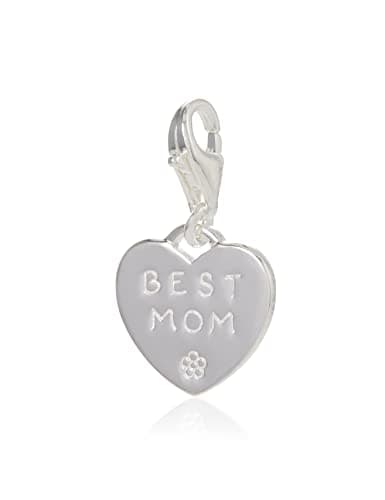 Image of Thomas Sabo Women Charm Pendant Best Mom Charm Club 925 Sterling Silver 0821-001-12