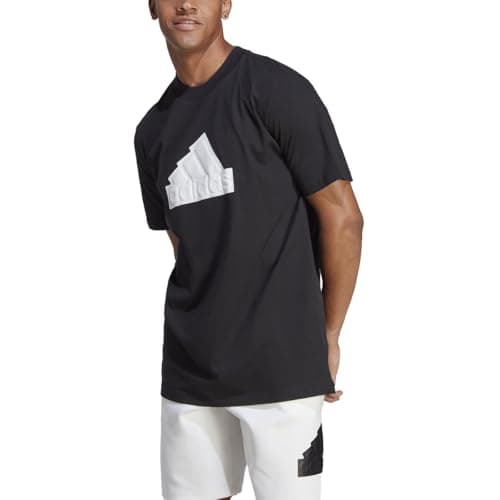 Image of adidas Men's Future Icon Badge of Sport T-Shirt, Black/White, XXL