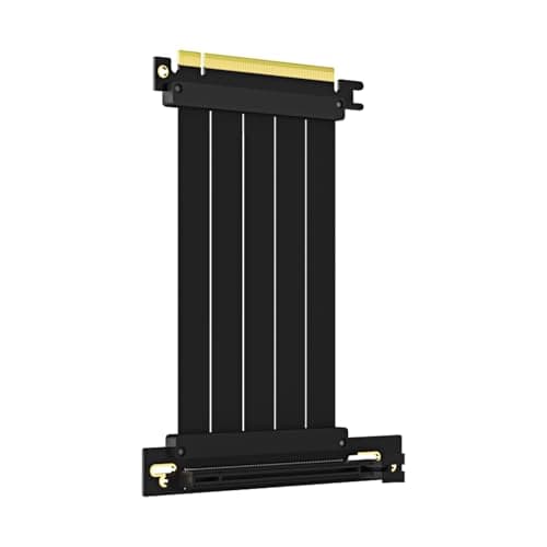 Image of GLOTRENDS 150mm PCIe 4.0 X16 Riser Cable for PCIe 4.0/3.0 GPUs, Such as GeForce RTX 40/30 Series and AMD Radeon RX7000/RX6000 Series, etc