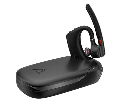 Image of HP Poly Voyager Legend 50 UC – Bluetooth Headset, Charging Case - Discreet Boom, 4 Noise-Canceling Mics, AI NoiseBlockAI & WindSmart Tech - Seamless Connectivity, Smart Call Controls - All-Day Comfort