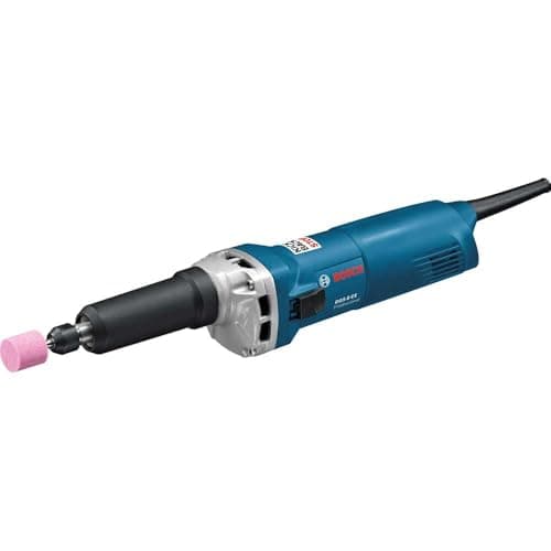 Image of Bosch Professional Straight Grinder GGS 8 CE (240V, 750W, Includes 2X Spanner (13 and 19 mm), Collet with Locking Nut 6 mm, in Cardboard Box)