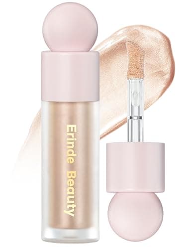 Image of Erinde Liquid Highlighter Makeup Shimmer Cream Highlighter Natural Light Face Highlighter Brightening Liquid Highlight Face Body Glow Makeup Glow Drops Makeup Glitter Highlighter Makeup #2 Starlight