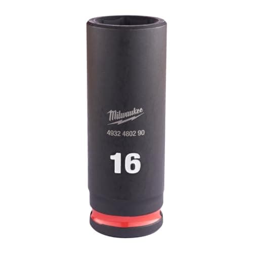 Image of Milwaukee Shockwave Impact Socket 3/8 Inch Long 16-4932480290