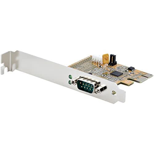 Image of StarTech.com PCI Express Serial Card, PCIe to RS232 (DB9) Serial Interface Card, PC Serial Card, 16C1050 UART, Standard and Low Profile Brackets, COM Retention, Windows/Linux (11050-PC-SERIAL-CARD)