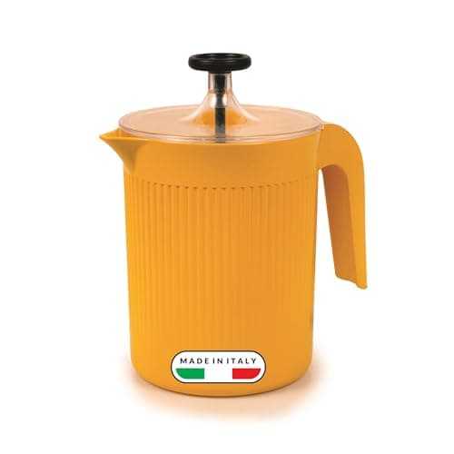 Image of Snips, Cremix, Milk Frother, Manual Milk Frother for Cappuccino, Manual Milk Foam Maker, Cream Color, 0.50 L, 10 x 14.5 x 15.3 cm, Made in Italy