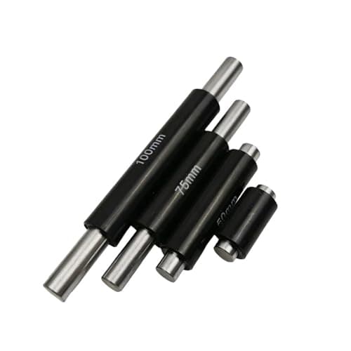 Image of Micrometer reference rod 25mm, 50mm, 75mm, 100mm, 125mm, including 3 wrenches Micrometer measuring rod set